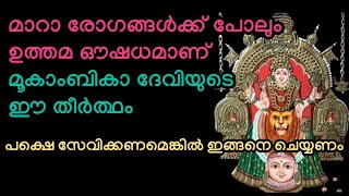 മൂകാംബികാ ദേവിയുടെ ഈ തീർത്ഥം, മാറാ രോഗങ്ങൾക്ക് പോലും ഉത്തമ ഔഷധമാണ്,  സേവിക്കണമെങ്കിൽ ഇങ്ങനെ ചെയ്യണം