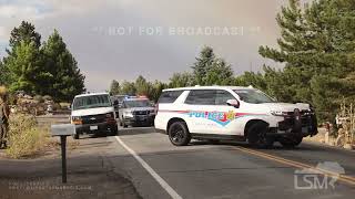 09-07-2024 Washoe City, NV - Davis Fire Burns 1,500 Acres, Urgent Evacuations for Residents