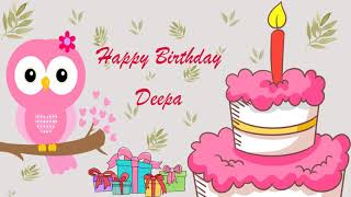 Happy Birthday Deepa Image Wishes General Video Animation