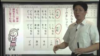 やさしくまるごと小学国語【動画55】こそあど言葉(指示語)2