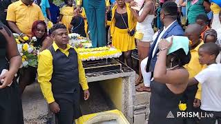Graveside for the late Eujenice Henry-Gayle