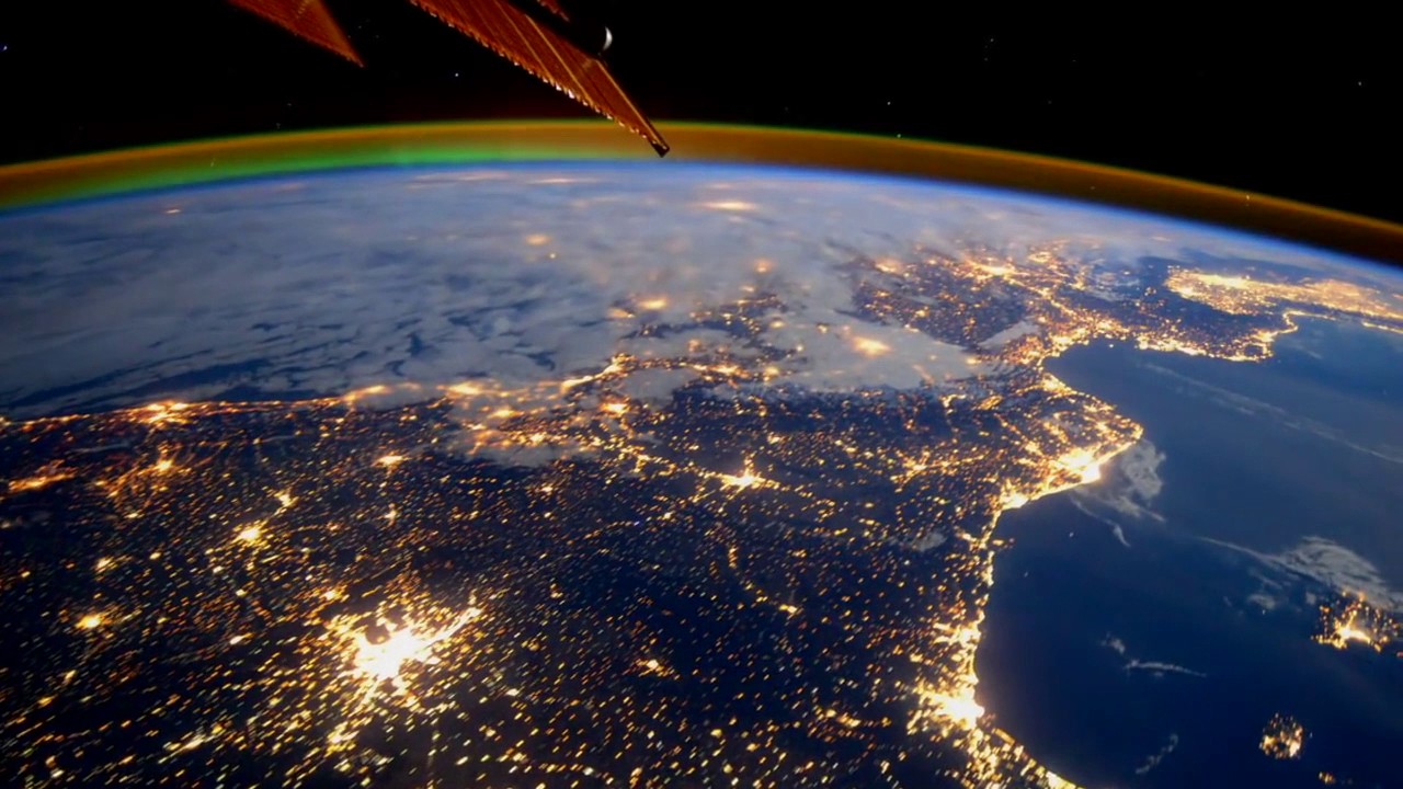 ISS Views Of Earth | Space-Ambient | Video - YouTube