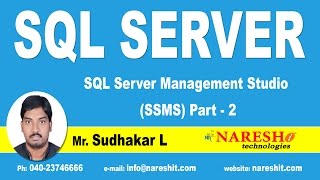 SQL Server Management Studio - SSMS Part-2 | SQL Server Tutorial