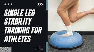 Single Leg Stability Training For Athletes | Dynamic Banded SL Lunge