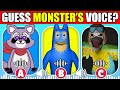 Guess The Voice! | Indigo Park + Garten of Banban 7 | Rambley the Raccoon, Blue Banban, Mollie Macaw