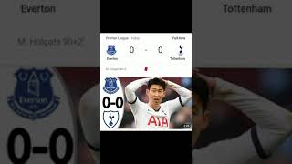 Tottenham vs Everton 0-0