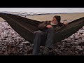 solo hammock camping overnight never seen woods this dark