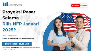 🔴LIVE ANALYSIS SPESIAL NFP  : Proyeksi Pasar Selama Rilis NFP 10 Januari 2025? #maxco #nfp