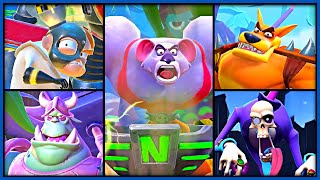 Crash On The Run - All Bosses (Nitro)