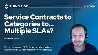 HaloPSA - Service Contracts to Categories to...Multiple SLAs?