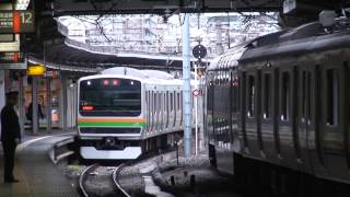 JR東海道線E231系回送品川駅到着/JR Tōkaidō Main Line E231 Series/2008.03.05