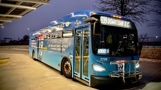 Fairfax Connector: 2013 New Flyer XD40 #7759 on Route 306