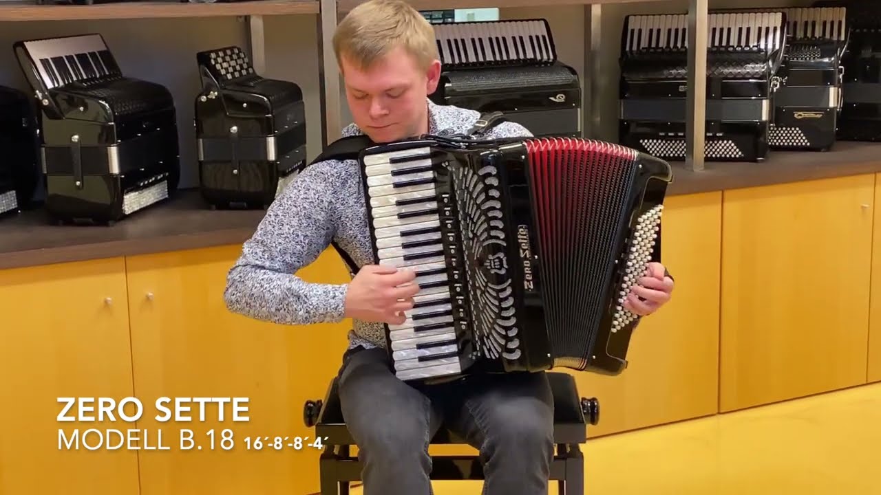 Zero Sette B.18 Klangprobe Akkordeon/Accordion - YouTube