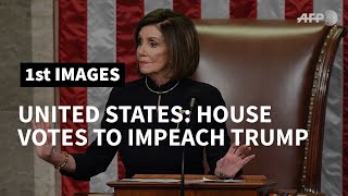US: House approves first article of impeachment against Trump | AFP