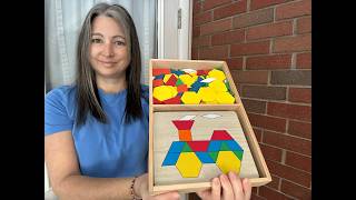 Melissa & Doug Pattern Blocks and Boards | Real Life Toy Review