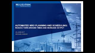 AUTOMATED MRO PLANNING AND SCHEDULING WEBINAR