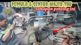 Beberapa Tahapan Penting dan cara ngepres lobang king pen as balak truck