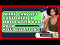 What Can You Customize In Matplotlib For Data Visualization? - Python Code School