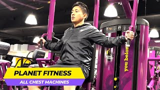 Planet Fitness Chest Machines (HOW TO USE ALL OF THEM!)