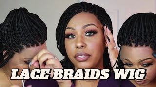 Full Lace Wig | Box Braids | No Bady Hairs and Esay To Wear