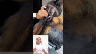 How to braid this very amazing hairstyle #shortsviral #hairstyles #knotlessbraids #hairbraids