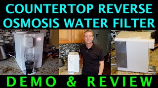 Ecoviva Mate4 UV Countertop Reverse Osmosis Water Filter System Demo Review