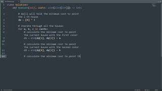 Leetcode 256. Paint House in Python | Python Leetcode | Python Coding Tutorial | Python Coding ASMR