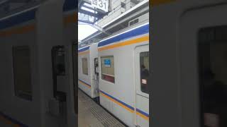 【天下茶屋駅】南海本線（南海電気鉄道7100系電車）各駅停車 和歌山市駅行の到着（大阪市）Nankai Main Line Tengachaya Station Osaka JAPAN TRAIN