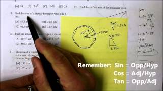 802 GE Part 1 Find Area of Heptagon