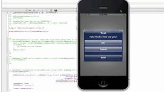 iPhone Programming - UIAlertView Basics:How to generate one