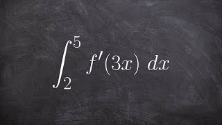 Learn how to take evaluate the integral from the derivative of a function