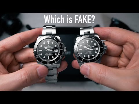 How can you tell if a Rolex watch is real or fake?