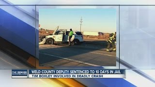 Weld County deputy sentenced to 10 days in jail for speeding video