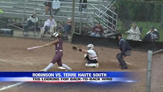 Robinson Softball Takes Down Terre Haute South