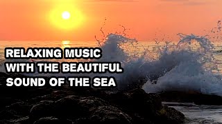 Soothing piano music with beautiful sea sound - موسيقى هادئة للاسترخاء مع اصوات الشاطئ الجميلة