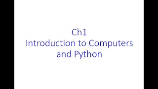 COMP215 Lecture 1_Introduction to Computers & Python