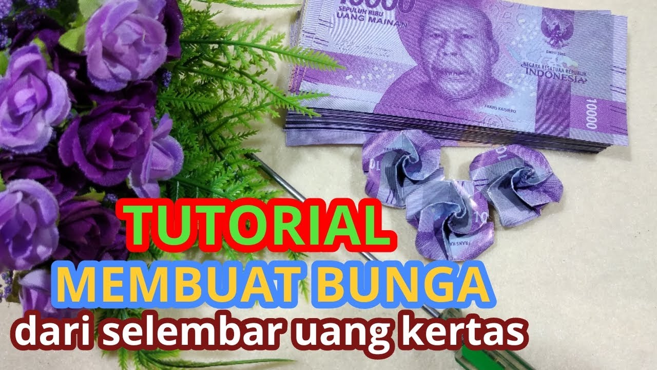 DIY | HOW TO MAKE FLOWER FROM A TOY PAPER | Cara Membuat Bunga Dari ...