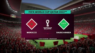 FIFA 23 | Morocco vs Saudi Arabia - FIFA World Cup Qatar 2022 | Gameplay