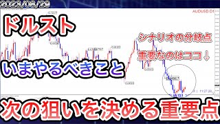 【重要】ドルストのシナリオ分岐のポイント《FX・相場分析》