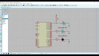 8051 Microcontroller LED ON and OFF using Software Delay.