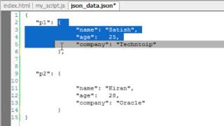 Fetch JSON Data Using jQuery AJAX Method getJSON