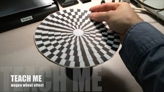 Optical Illusion: The Wagon Wheel Effect (Aliasing)