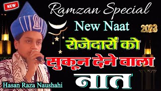 रोजेदारों को सुकून देने वाला नात | hasan raza noshahi | ramzan sharif ki naat | New Naat Sharif 2023