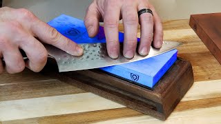 When you want a RAZER SHARP KNIFE, do this. -  | Using a whetstone |