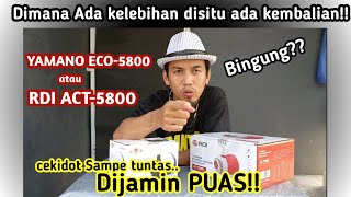 Test di Air - PLUS MINUS Pompa Kolam RDI ACT-5800 vs Yamano ECO 5800 / ACT [ kang Jaer Channel ]