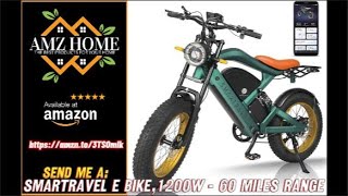 Review SMARTRAVEL E Bike,1200W, 48V/20Ah ,GPS, APP Control, 20\