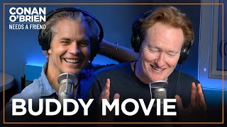 Timothy Olyphant & Conan Pitch Their Buddy Cop Movie | Conan O'Brien Needs A Friend