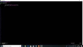 how to program in cygwin and first program in c