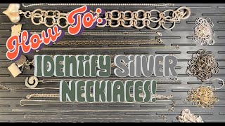 How To Identify Silver Necklaces: An Easy Guide to finding 925 Sterling