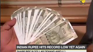 Indian rupee hits record low yet again